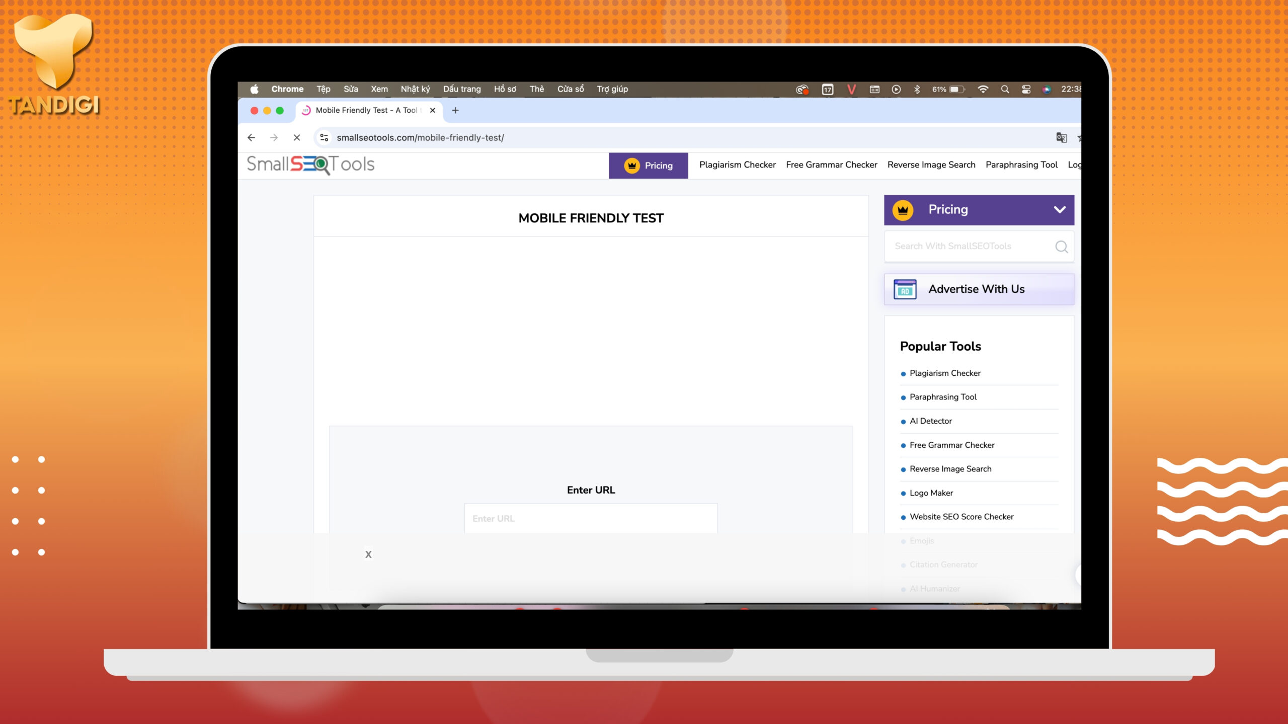 Small SEO Tools - Công cụ kiểm tra trang web di động