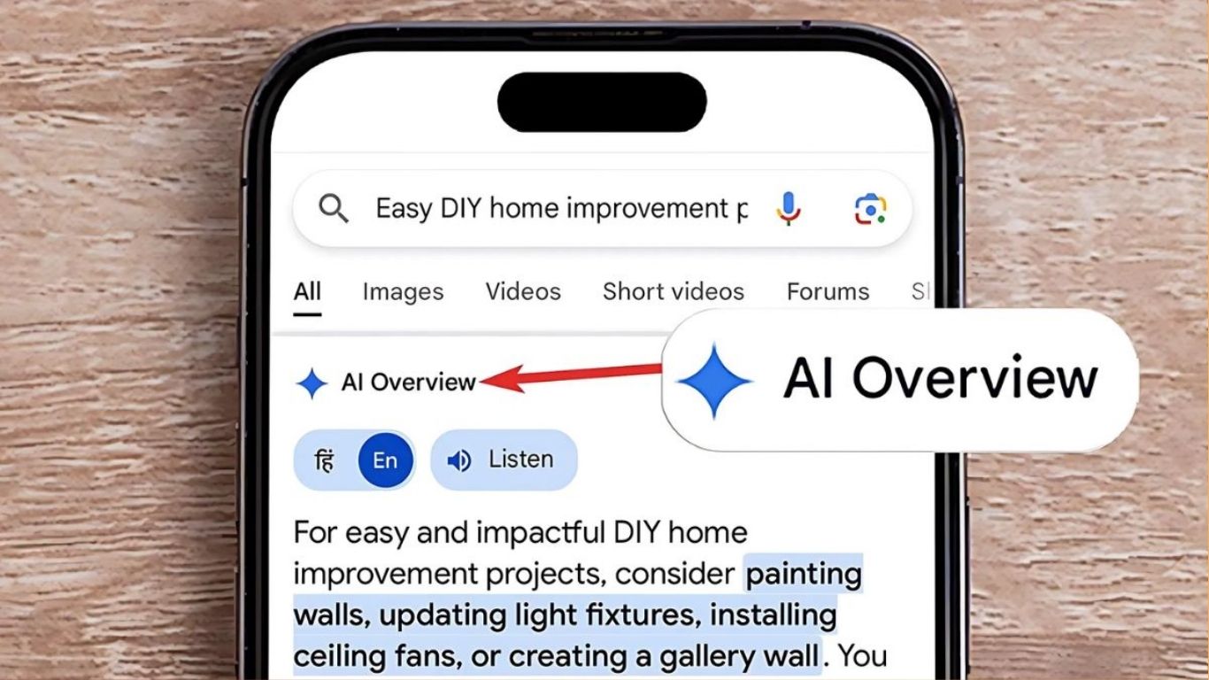 Tính năng của Google sử dụng AI để tổng hợp và trả lời trực tiếp