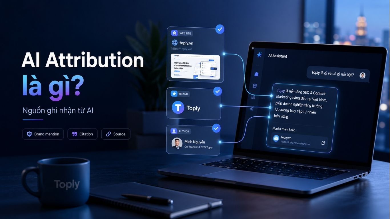 AI Attribution Là Gì? Vì Sao Doanh Nghiệp Cần Theo Dõi Nguồn Ghi Nhận Từ AI?
