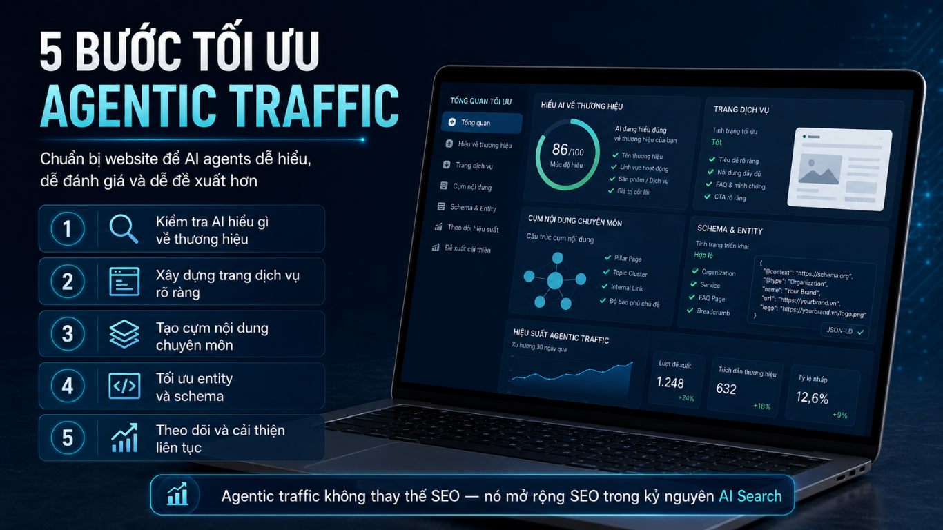 Agentic Traffic Là Gì? Vì Sao Doanh Nghiệp Cần Tối Ưu Traffic Từ AI Agents?