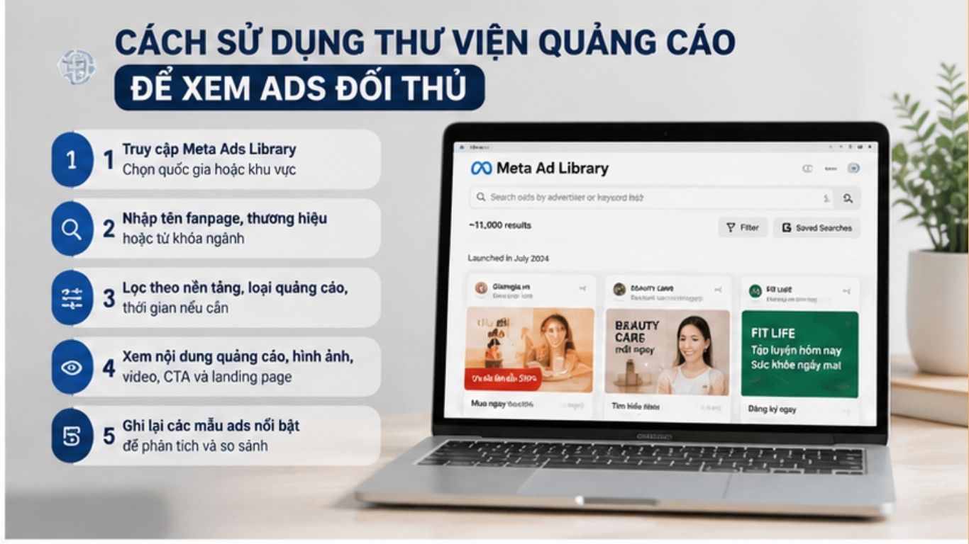 Thư Viện Quảng Cáo Là Gì? Cách Xem Ads Đối Thủ