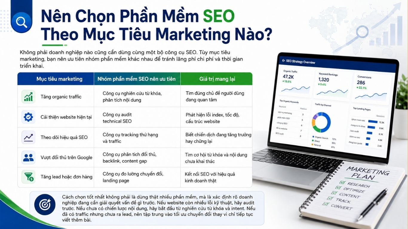 Phần Mềm SEO Tốt Nhất Cho Marketing Và Tăng Trưởng Website
