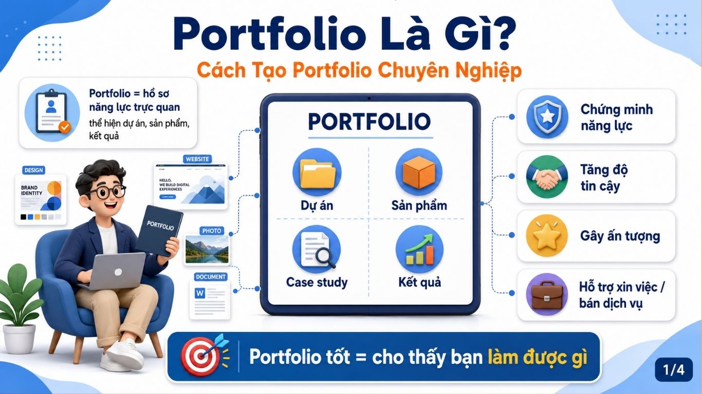 Portfolio Là Gì? Cách Tạo Portfolio Chuyên Nghiệp 