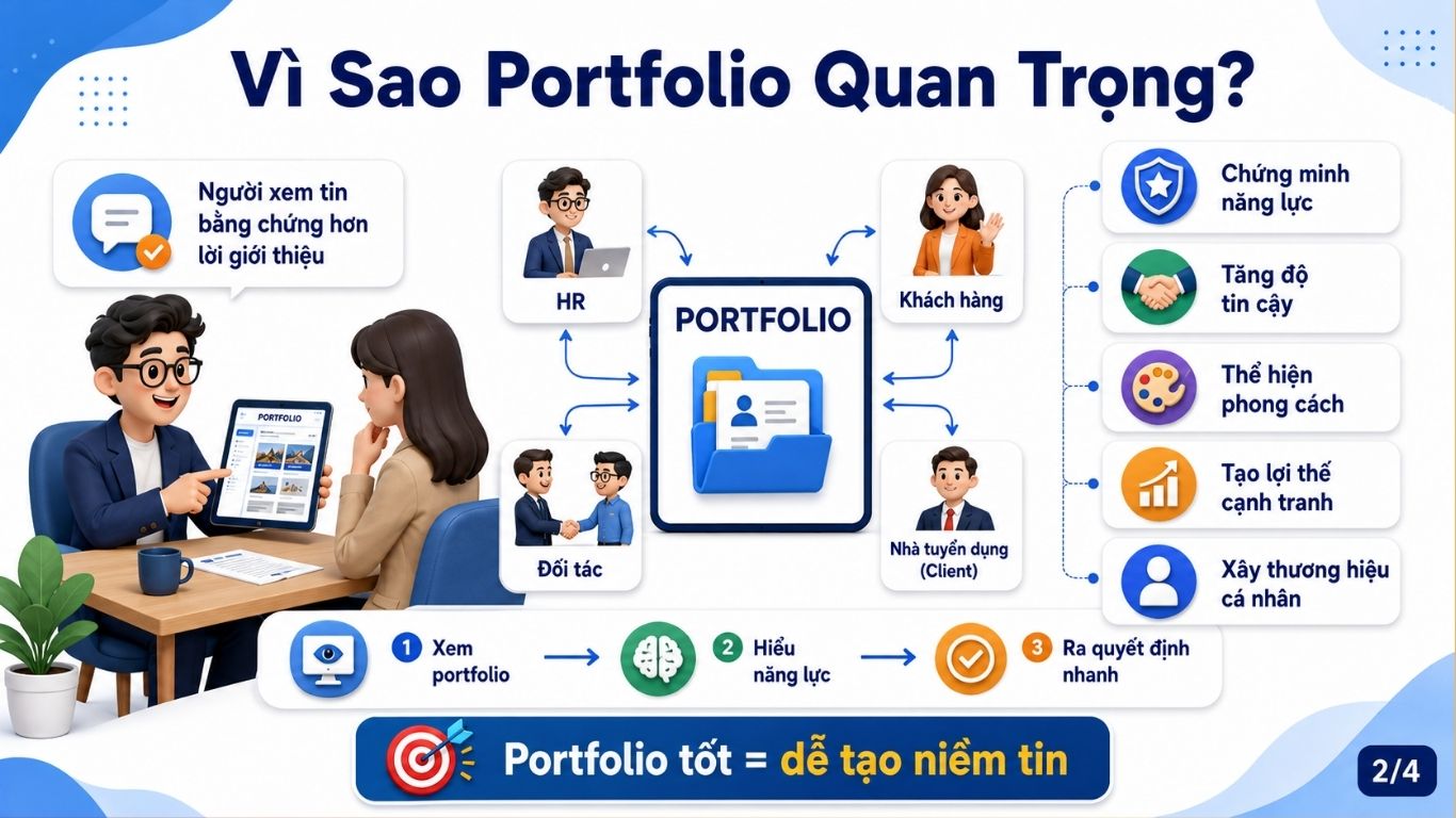 Portfolio Là Gì? Cách Tạo Portfolio Chuyên Nghiệp 