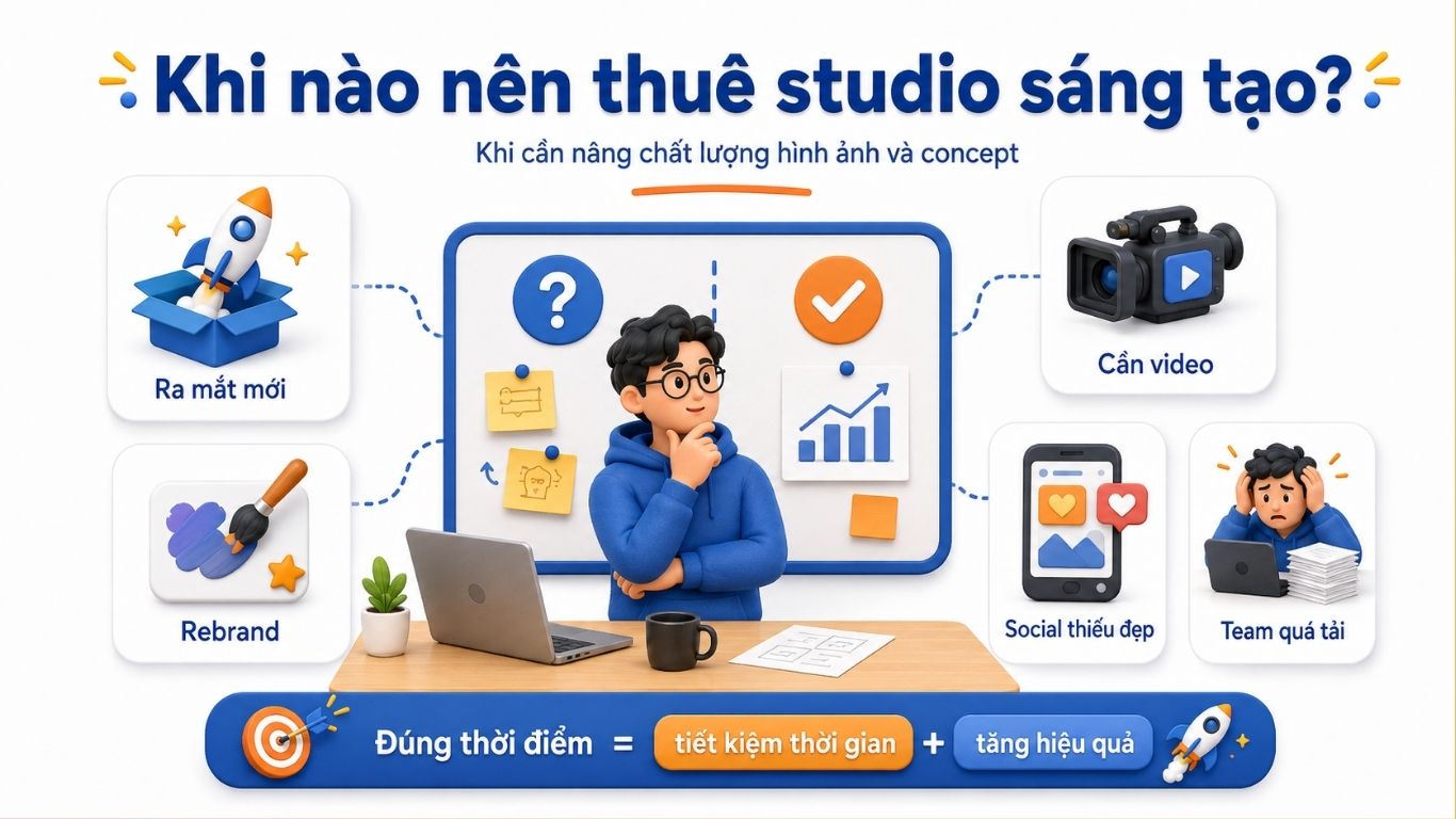 Studio Sáng Tạo Là Gì? Cách Chọn Đúng Đối Tác Cho Chiến Dịch Marketing
