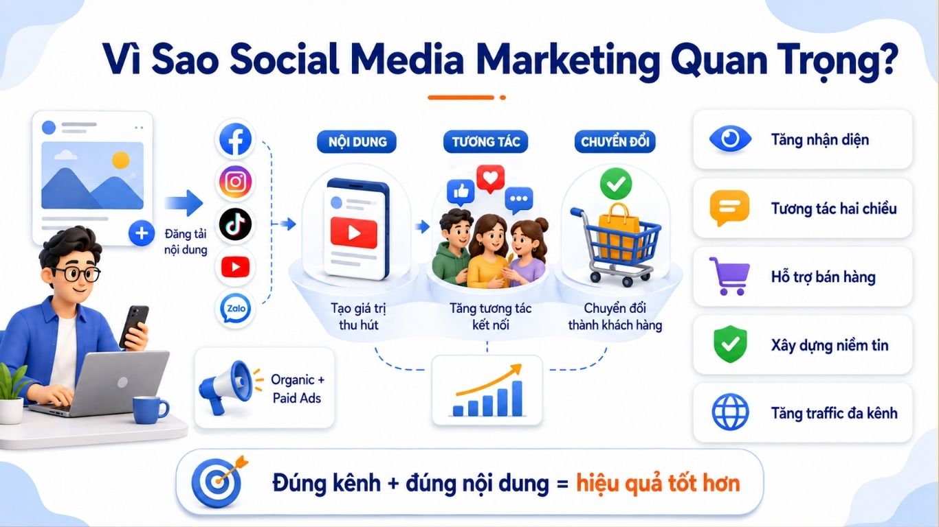 Social Media Marketing Là Gì? Cách Triển Khai Hiệu Quả 