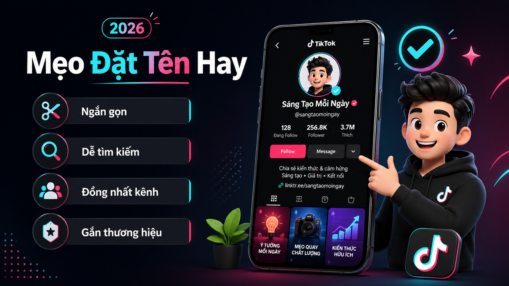 Cách Đổi Tên TikTok Nhanh Và Lưu Ý Trước Khi Đổi Tên Tài Khoản