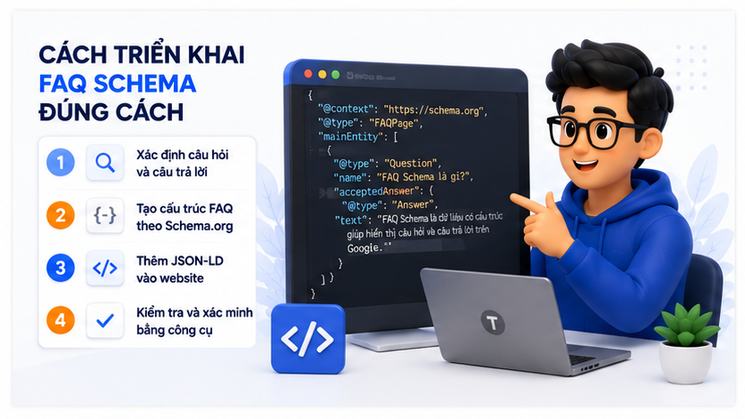 FAQ Schema Là Gì? Cách Triển Khai Đúng Trên Website