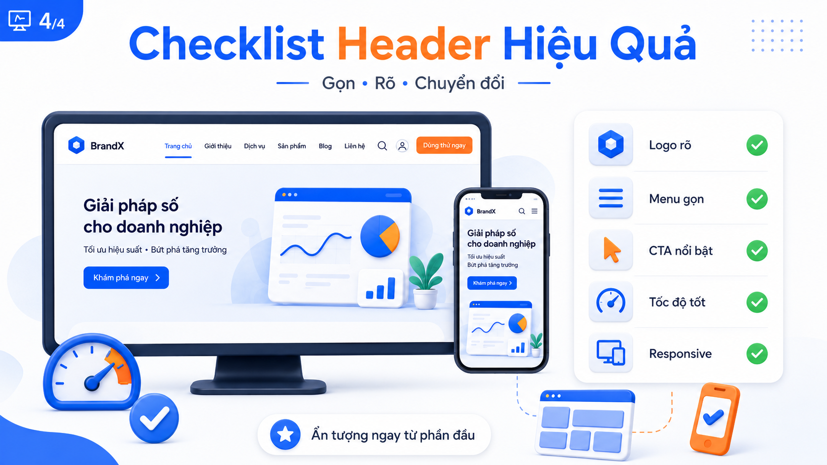 Header Là Gì? Cách Thiết Kế Phần Đầu Website Chuyên Nghiệp