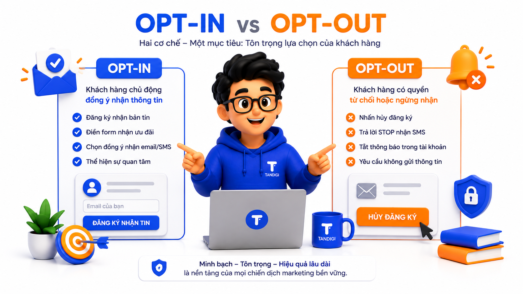 OPT Là Gì Trong Marketing? Cách Ứng Dụng Opt-in Và Opt-out
