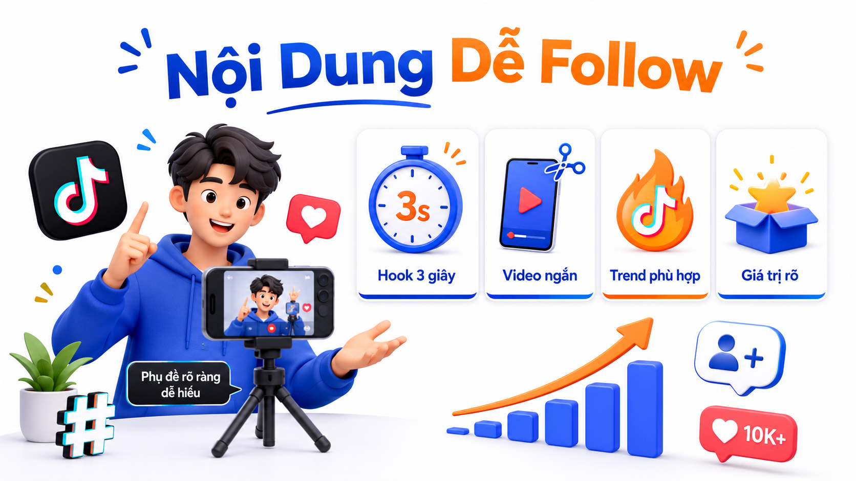 Cách Tăng Follow TikTok Miễn Phí Cho Tài Khoản Mới